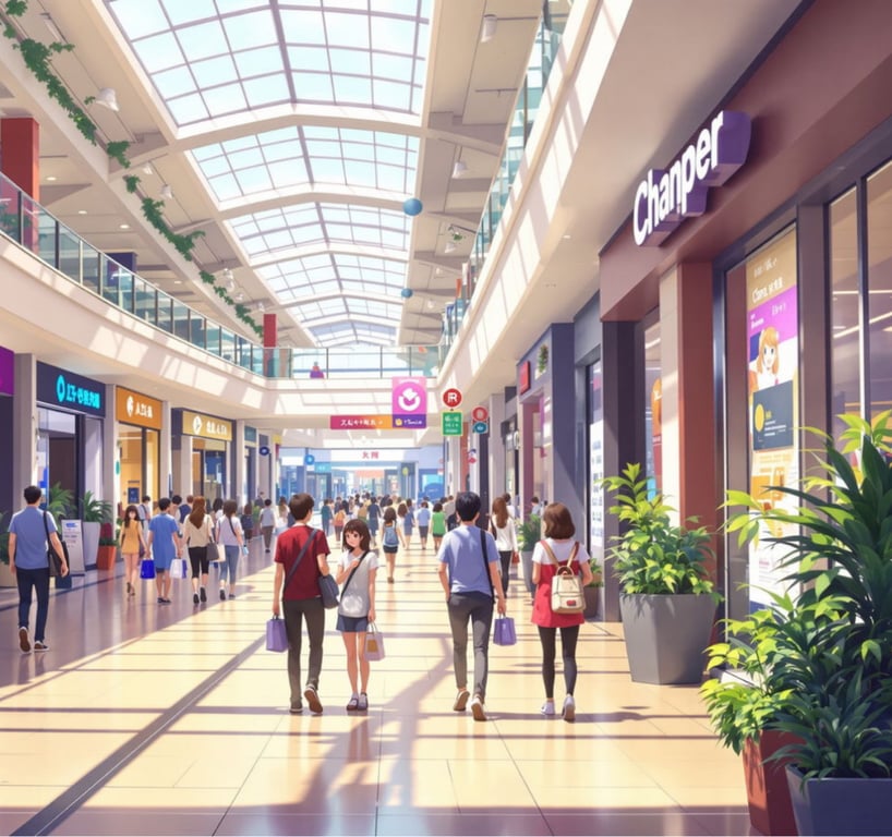 Cover art for Working at the Mall, a slice of life scenario on AI Dungeon