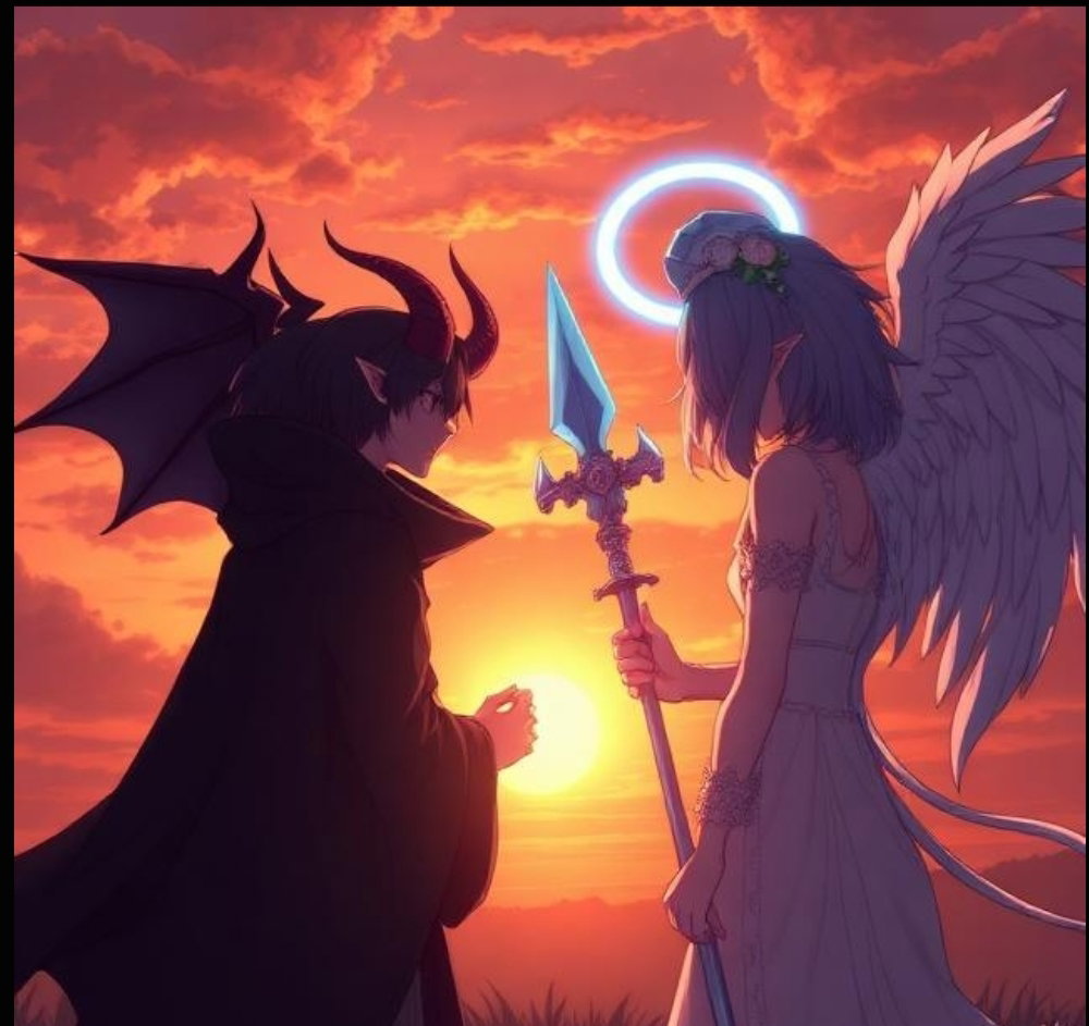 Cover art for Angels 'nd devils, a hell scenario on AI Dungeon