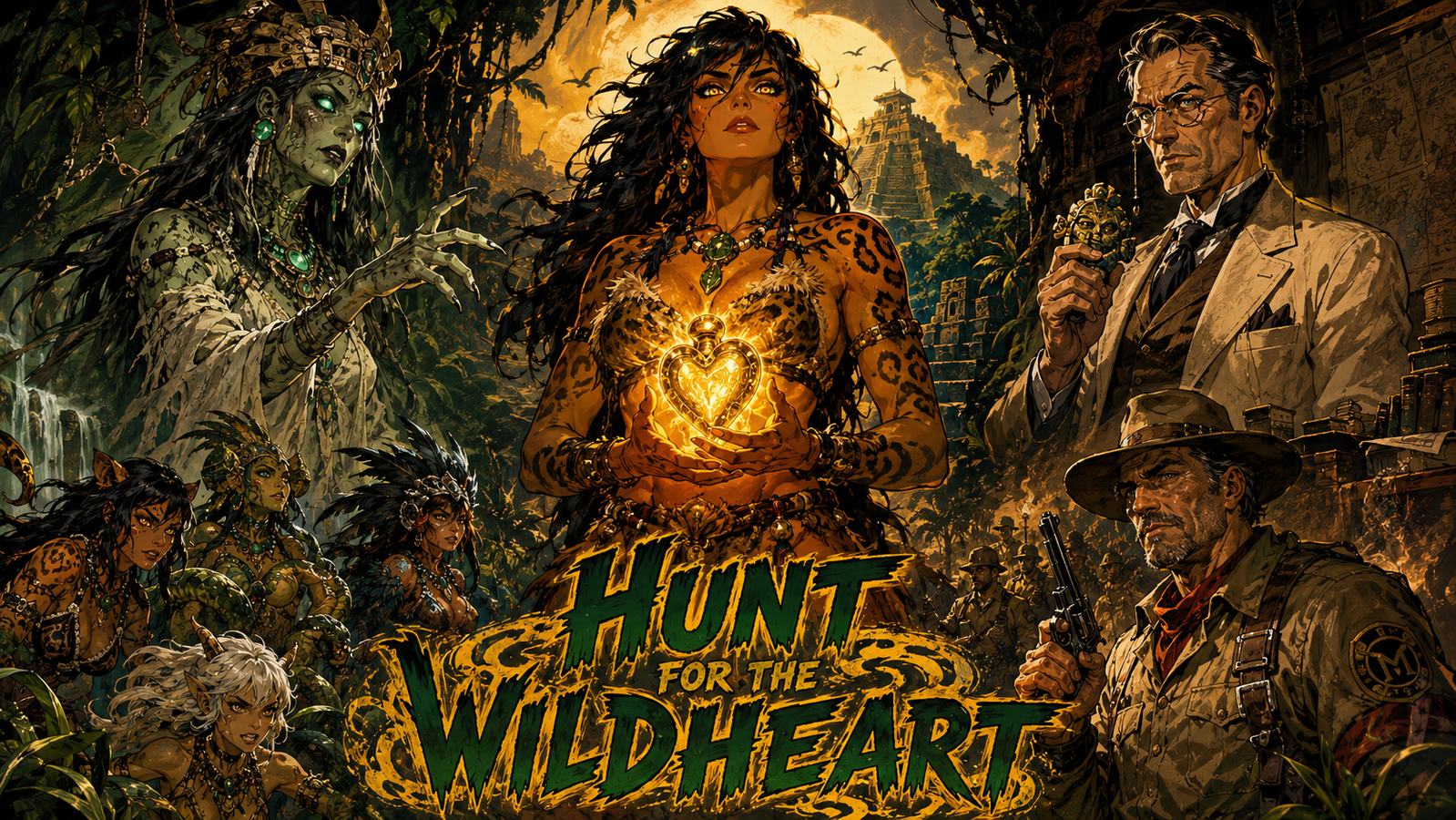 Cover art for Hunt For The Wild Heart, a romance scenario on AI Dungeon