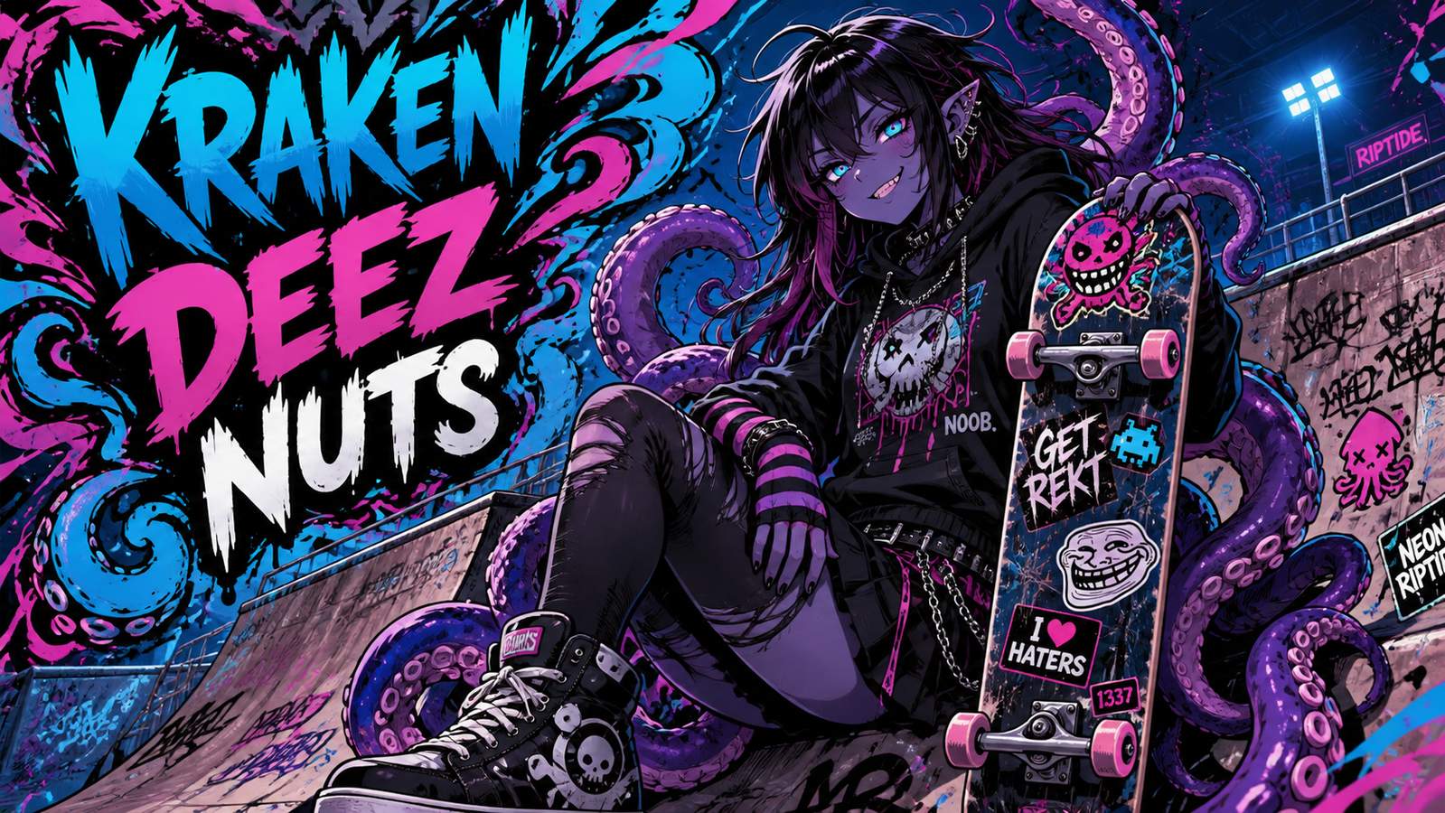 Cover art for Kraken Deez Nuts, a romance scenario on AI Dungeon