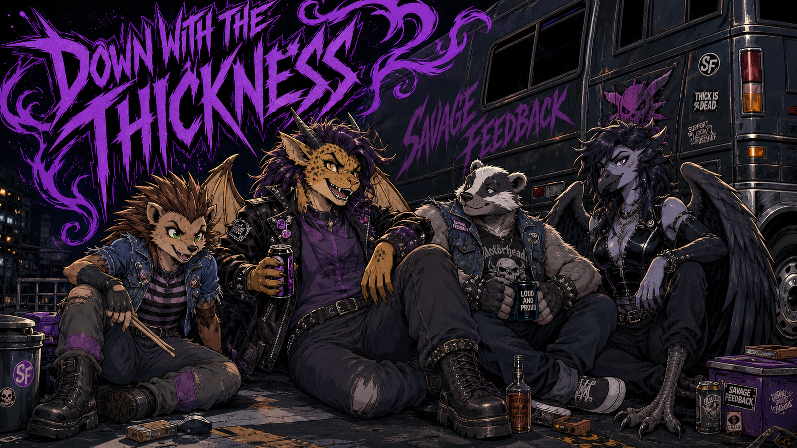 Cover art for Down With The Thickness, a romance scenario on AI Dungeon