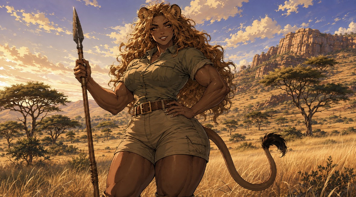Cover art for Savanna Heat, a romance scenario on AI Dungeon
