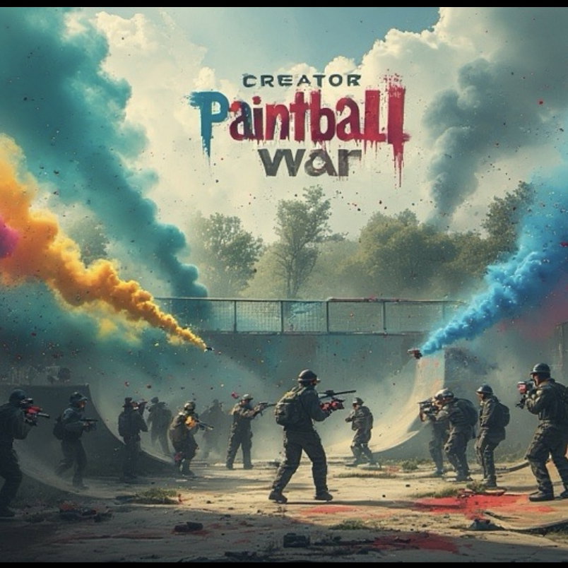 Cover art for Creator Paintball War, an action scenario on AI Dungeon