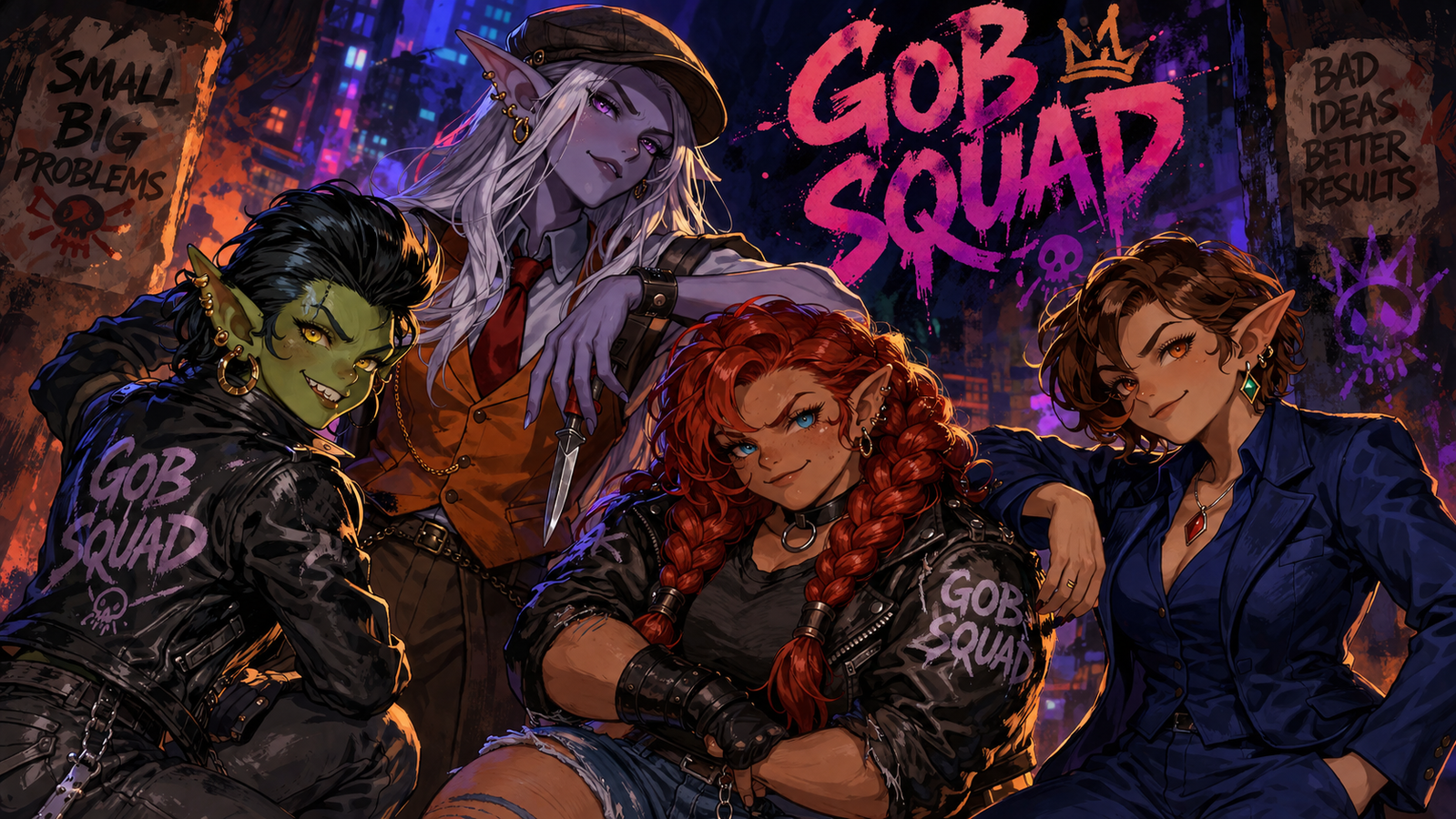 Cover art for Gob Squad , a romance scenario on AI Dungeon
