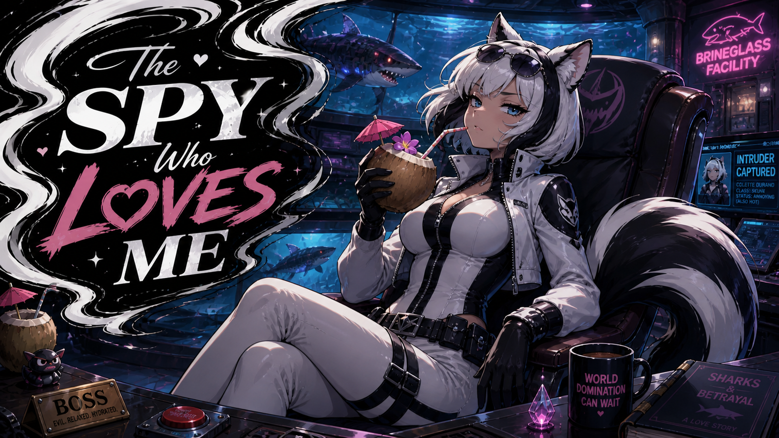Cover art for The Spy Who Loves Me , a romance scenario on AI Dungeon