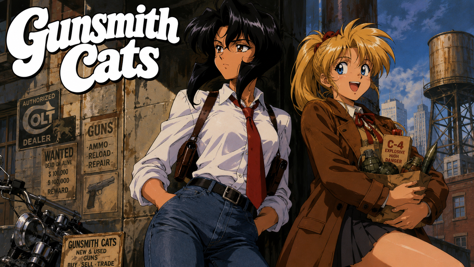 Cover art for Gunsmith Cats (Unexpected Date), a romance scenario on AI Dungeon