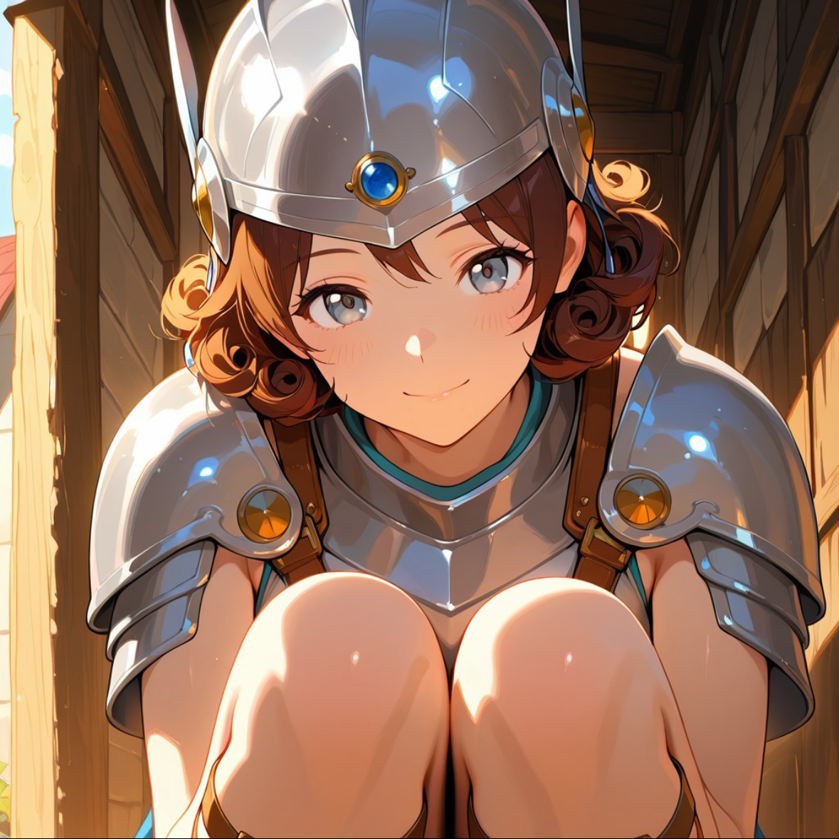 Cover art for Date a Goddess, Athena, a romance scenario on AI Dungeon