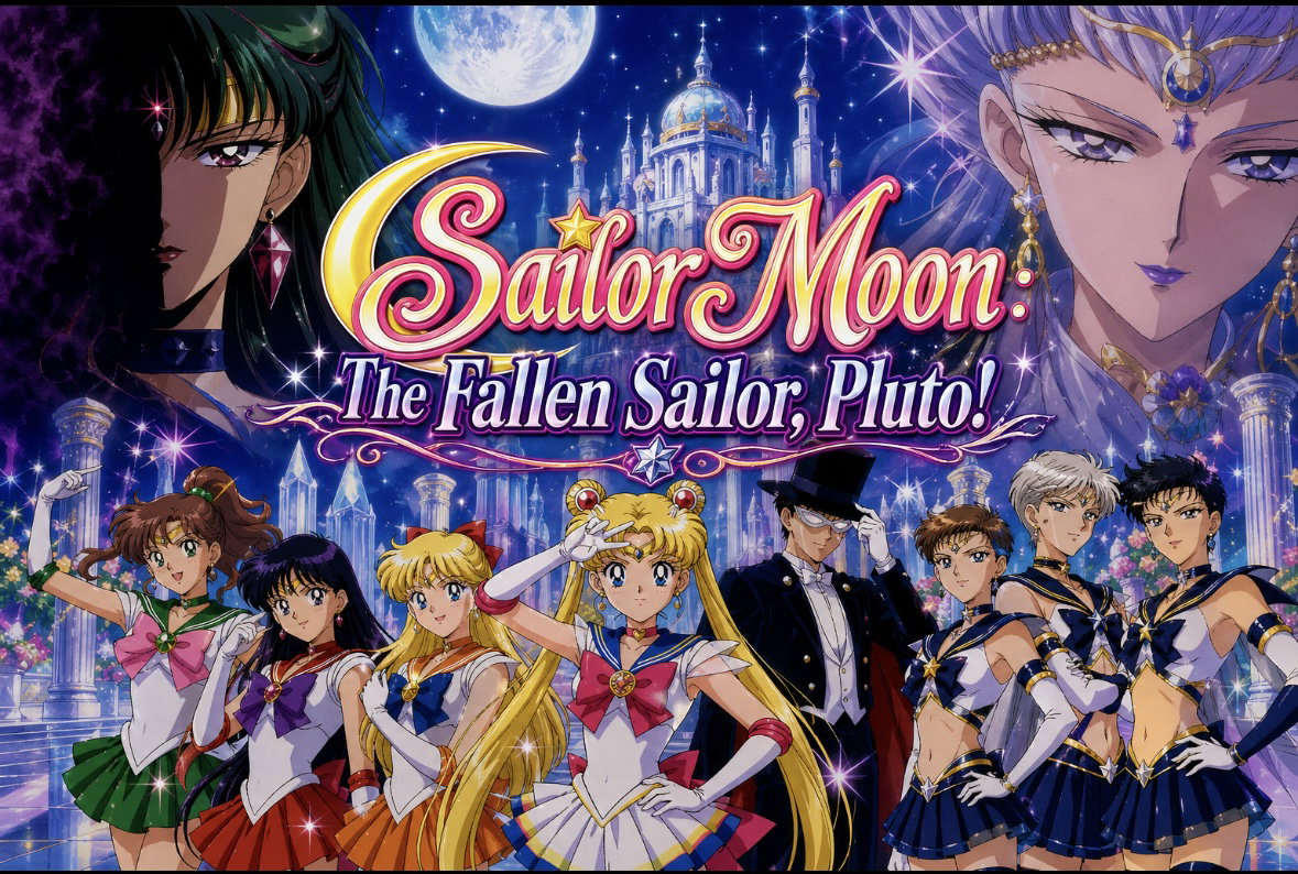 Cover art for Sailor Moon: The Fallen Sailor, Pluto!, a romance scenario on AI Dungeon