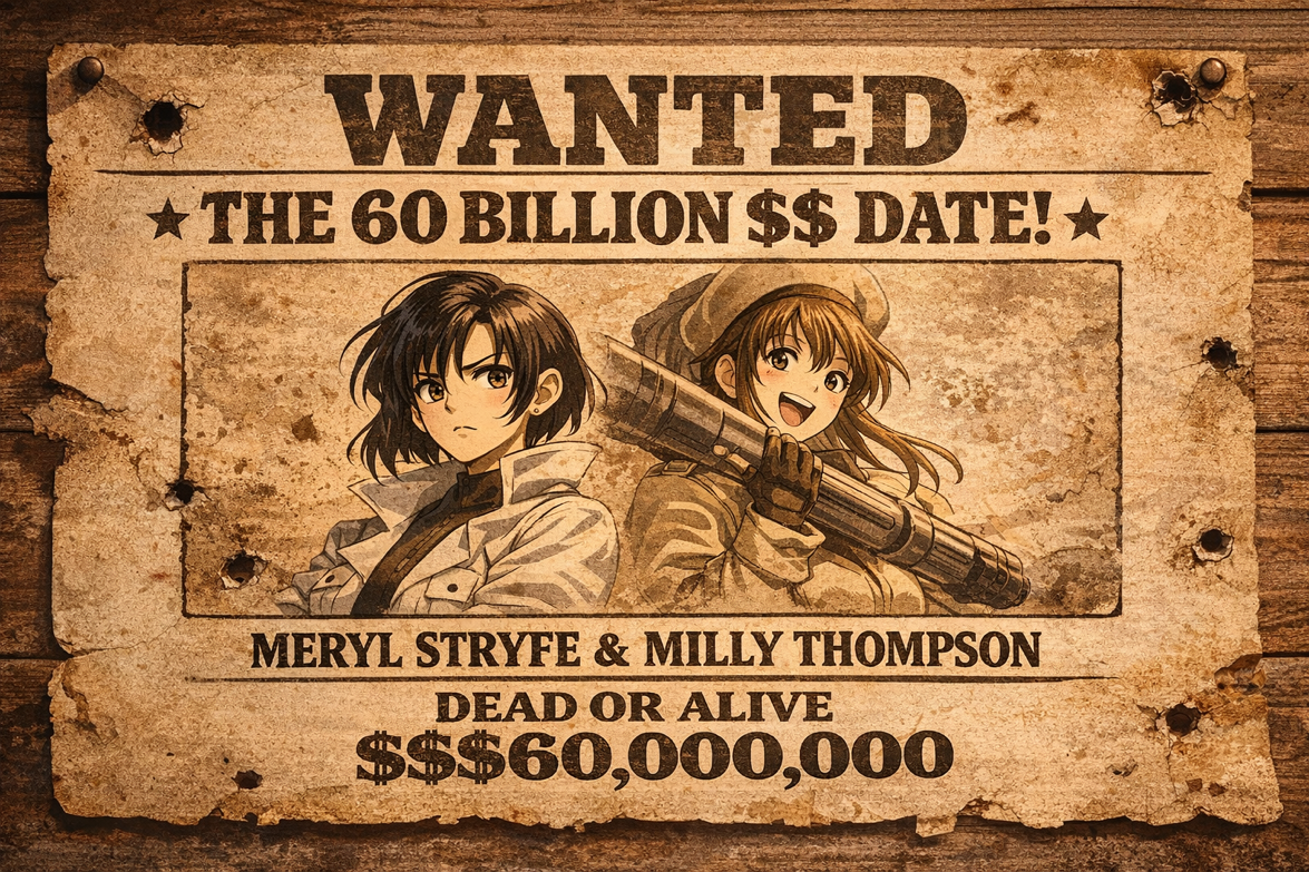 Cover art for The 60 Billion Double-Dollar Date, a romance scenario on AI Dungeon