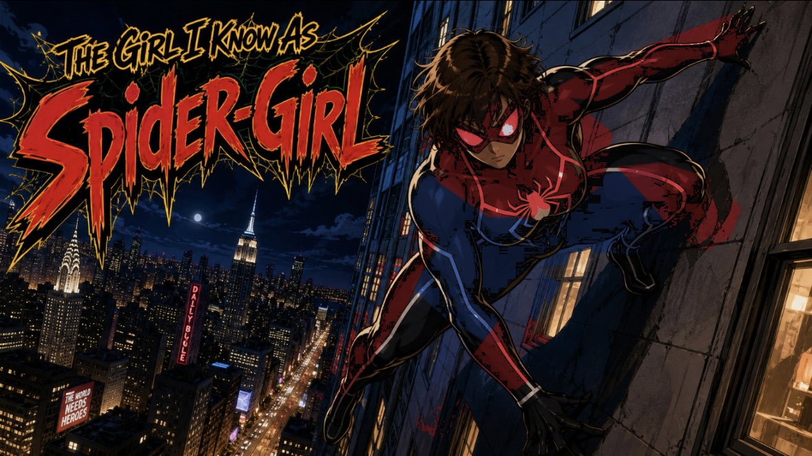 Cover art for Girl I Know As Spider Girl, a romance scenario on AI Dungeon