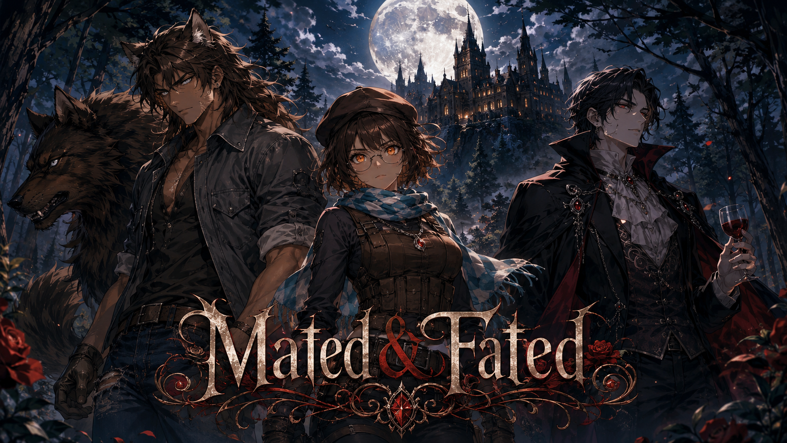 Cover art for Mated and Fated, a romance scenario on AI Dungeon