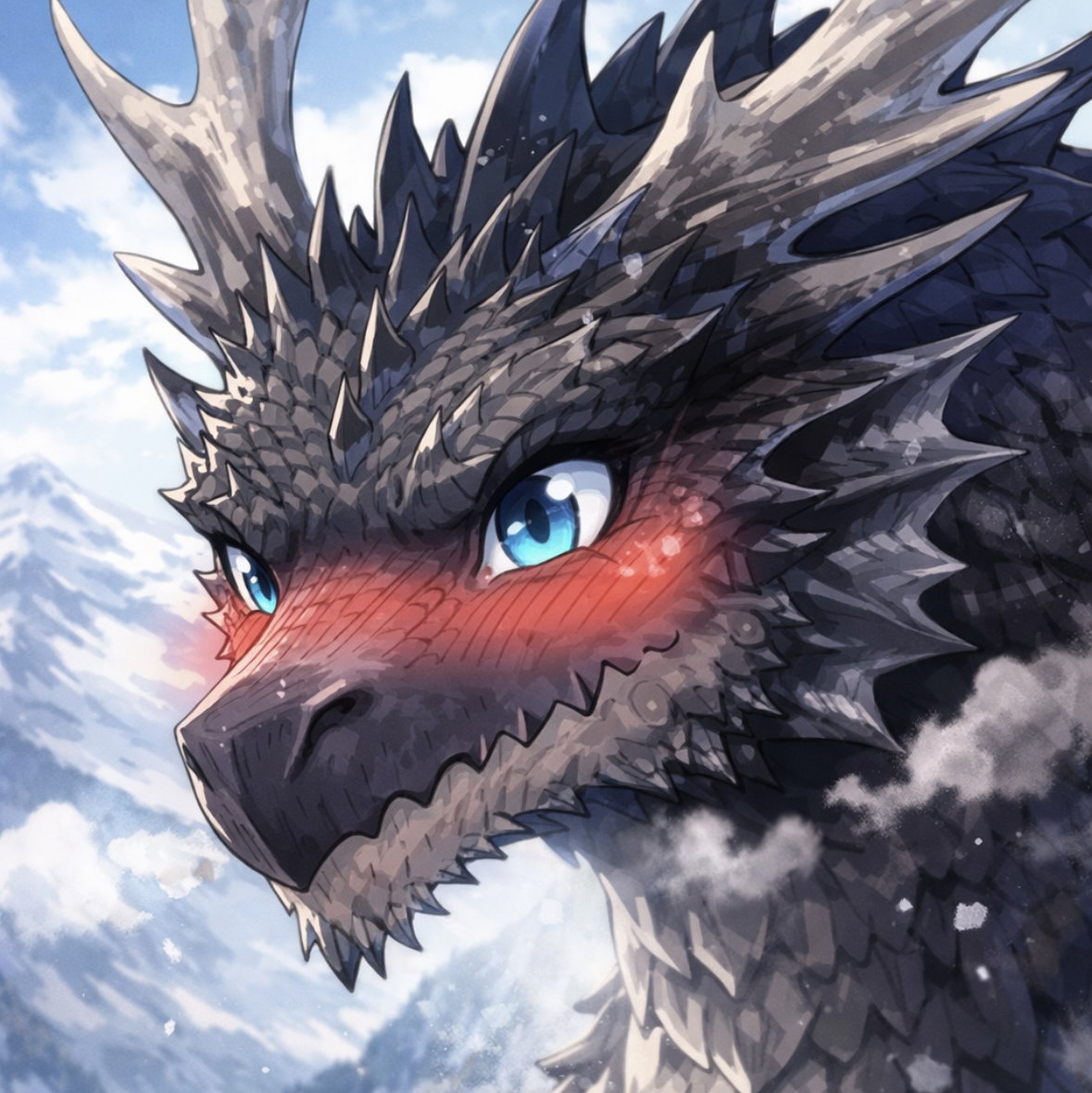 Cover art for Why is the Dragon Blushing, a shaggykai scenario on AI Dungeon
