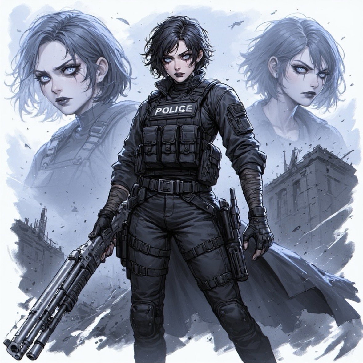 Cover art for Raccoon Squad, a video game scenario on AI Dungeon