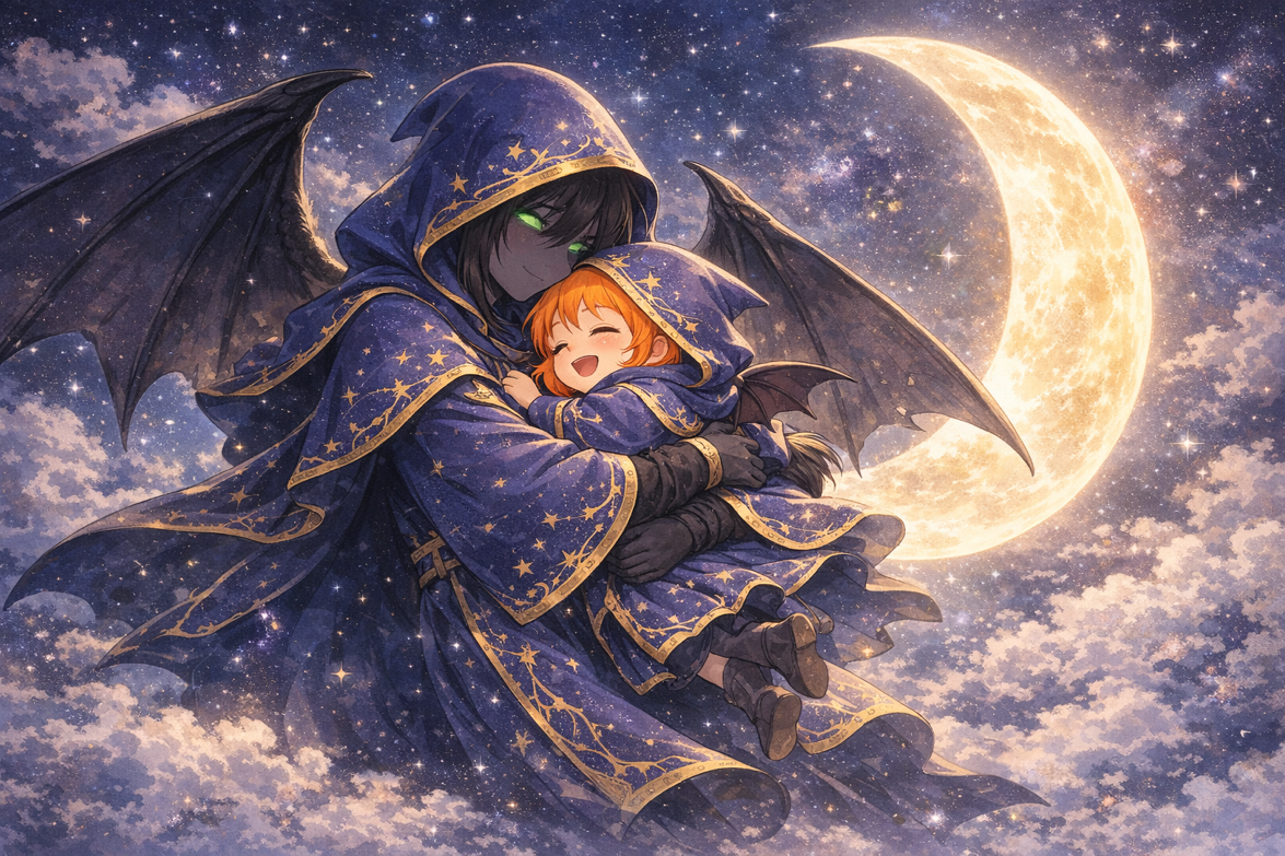 Cover art for My Adorable Eldritch Horror , a romance scenario on AI Dungeon