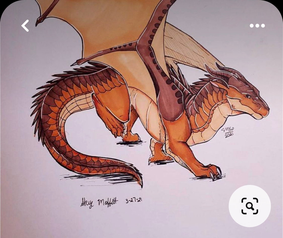 Cover art for Wings of Fire arc 1, a dragon scenario on AI Dungeon