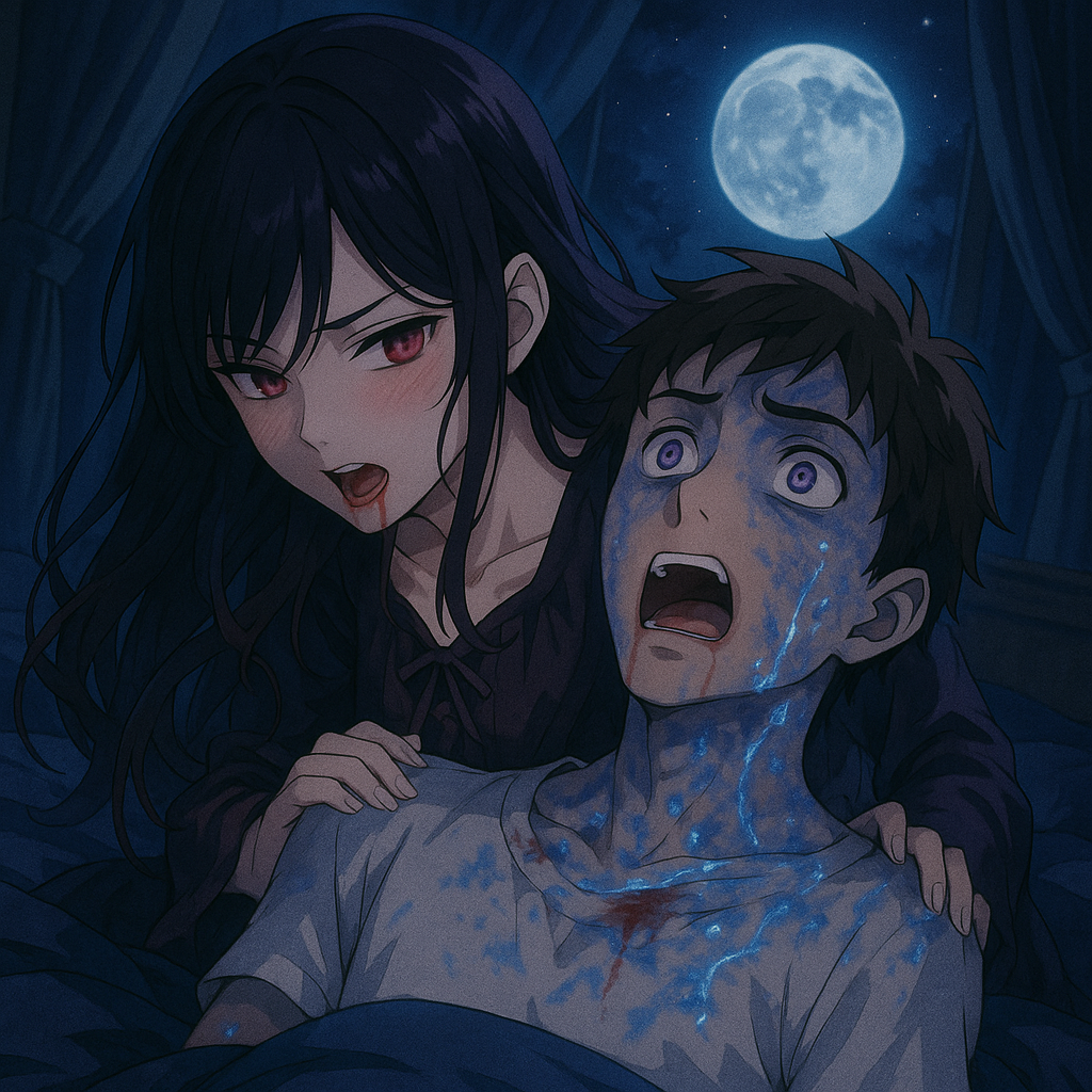 Cover art for Vampire's Love., a romance scenario on AI Dungeon