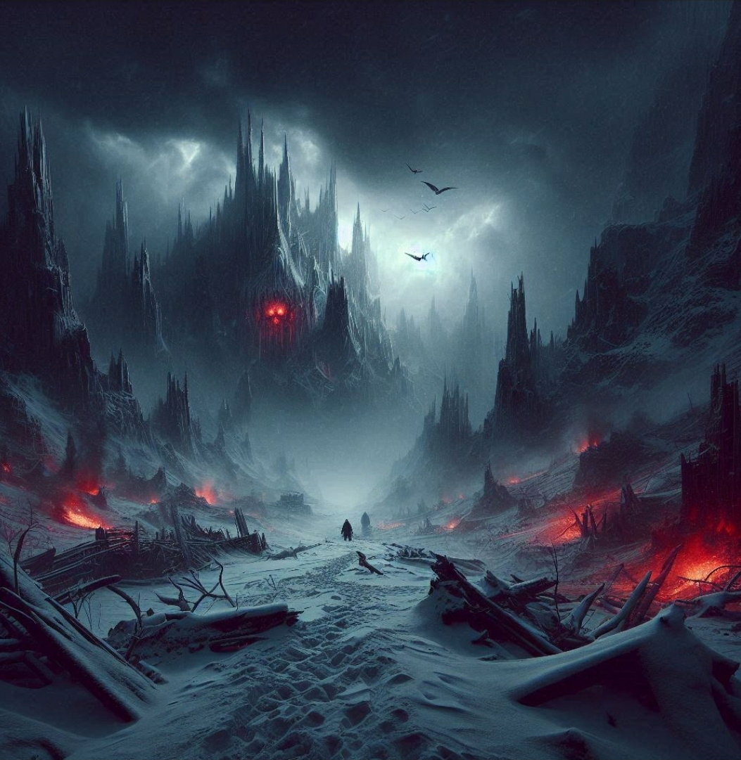 Cover art for Bloody Snow on AI Dungeon