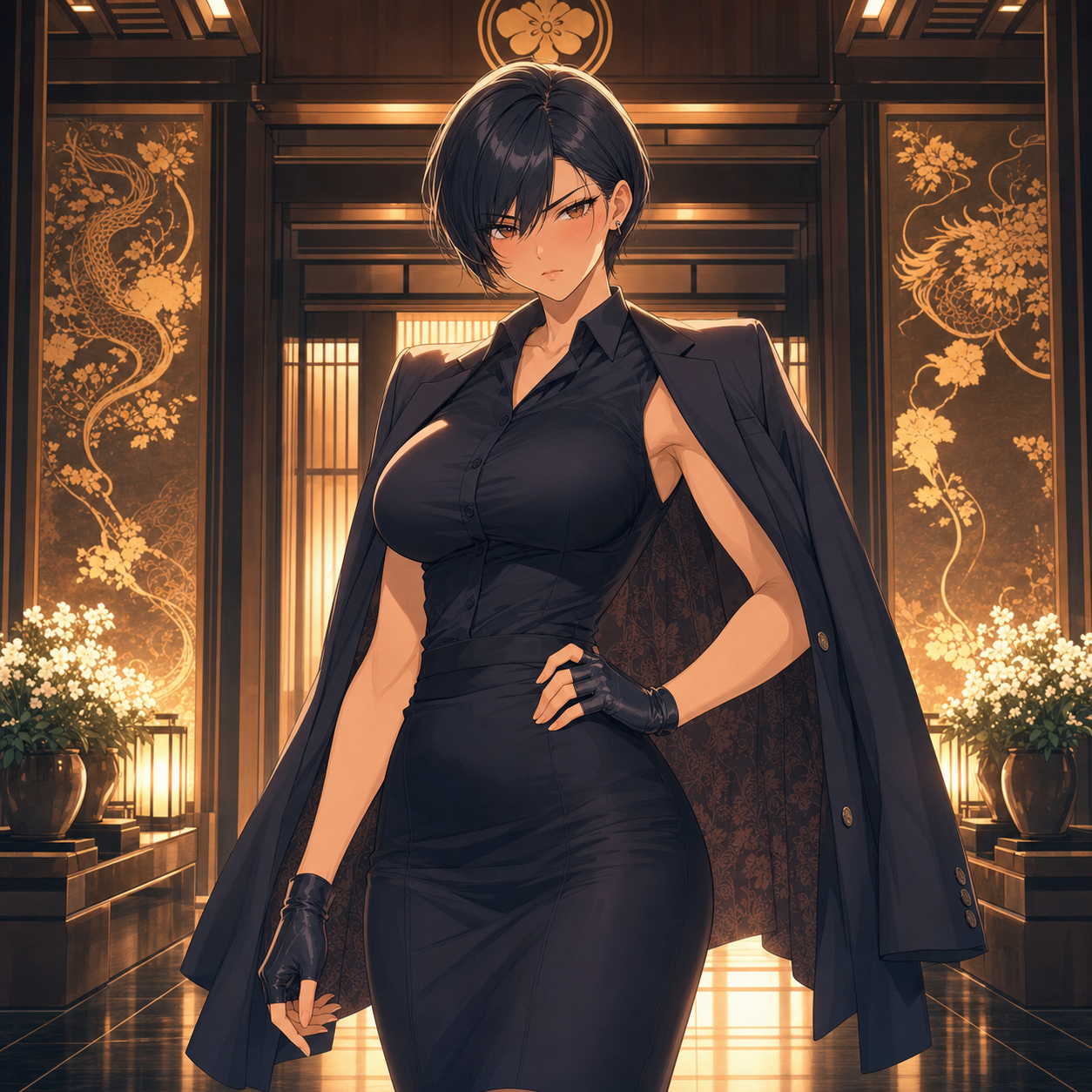 Cover art for Meeting her yakuza parents, a romance scenario on AI Dungeon