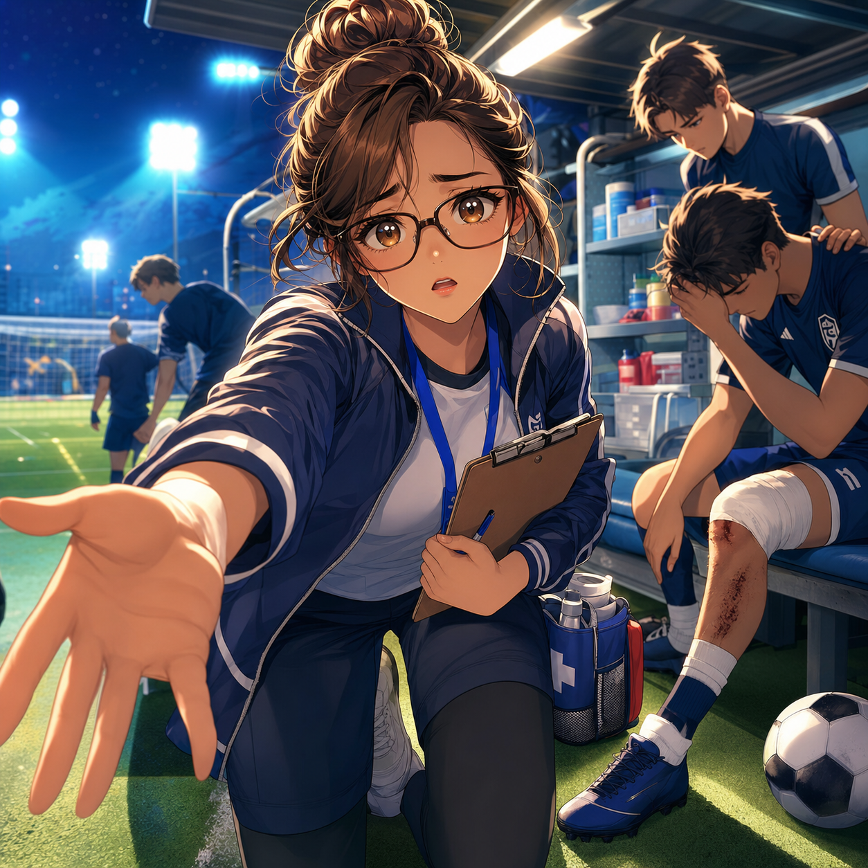 Cover art for One more play, a romance scenario on AI Dungeon