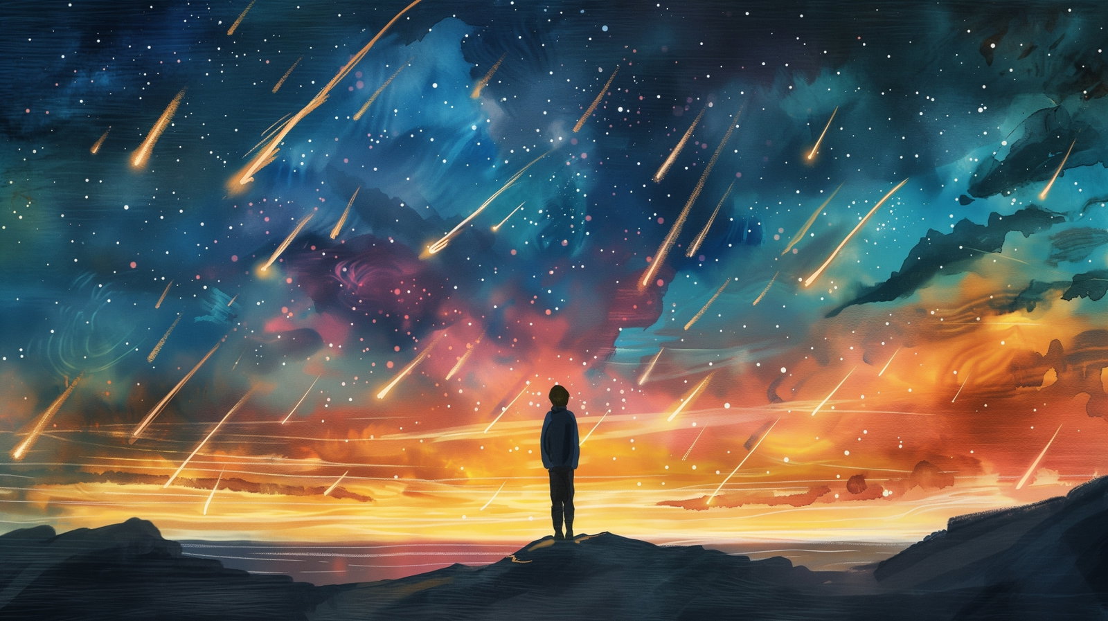 Cover art for The Meteor of Doom, a fantasy scenario on AI Dungeon