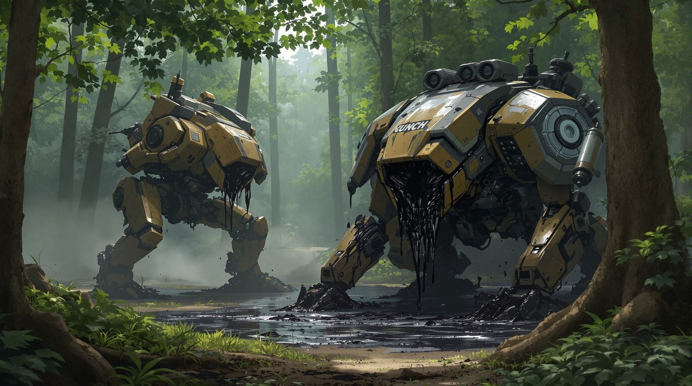 Cover art for Aegis Rim, a mech scenario on AI Dungeon