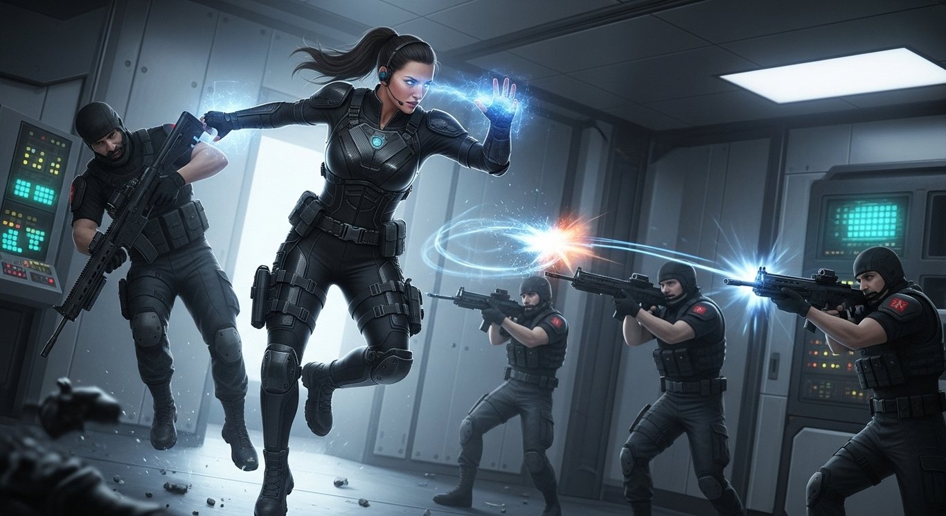 Cover art for Psi Operative: Memory, a psi ops scenario on AI Dungeon