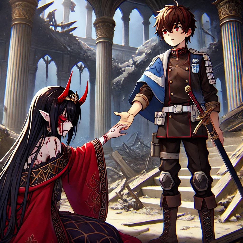 Cover art for I made the Demon Queen my wife, an isekai scenario on AI Dungeon
