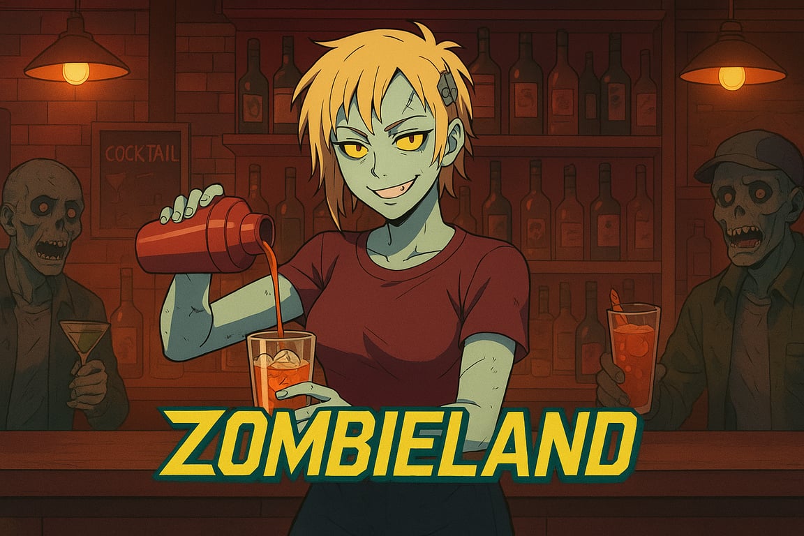 Cover art for Zombieland: Being a zombie girl is so... awesome!, a zombieland scenario on AI Dungeon