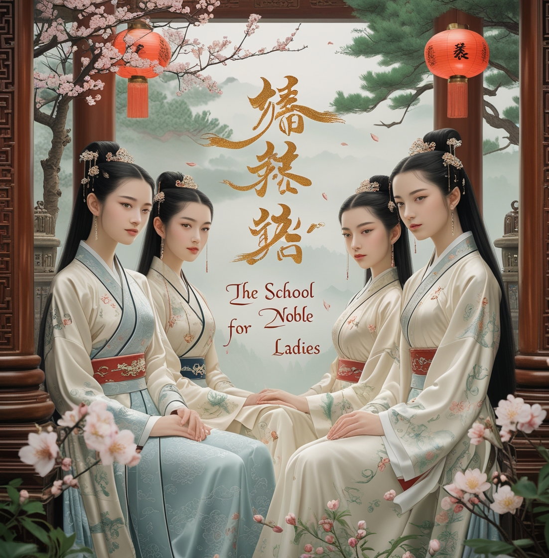 Cover art for ♀️👘 The School for Noble Ladies, a noble scenario on AI Dungeon