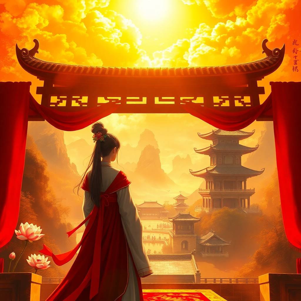 Cover art for The Jade Phoenix Sect: Sisters of the Immortal Flame, a wuxia scenario on AI Dungeon