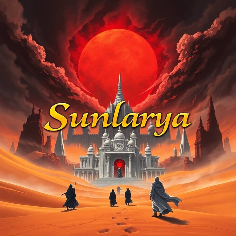 Cover art for ⏳️Sunlarya 🌅, a desert scenario on AI Dungeon