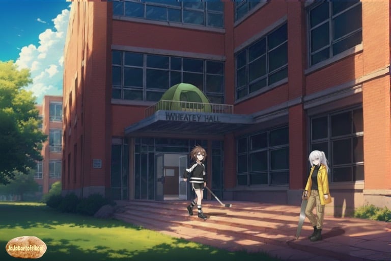 Cover art for Southanchor High - Dorm Life, a high school scenario on AI Dungeon