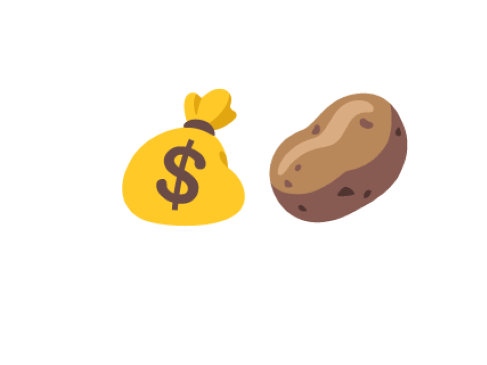Cover art for The Golden Potato 🥔, a satire scenario on AI Dungeon