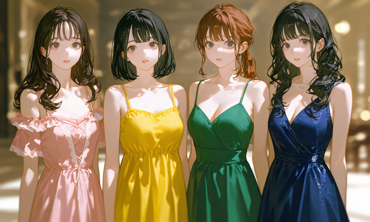 Cover art for (IS 🎭) The ✨Sparkle Girls✨, a realistic fiction scenario on AI Dungeon