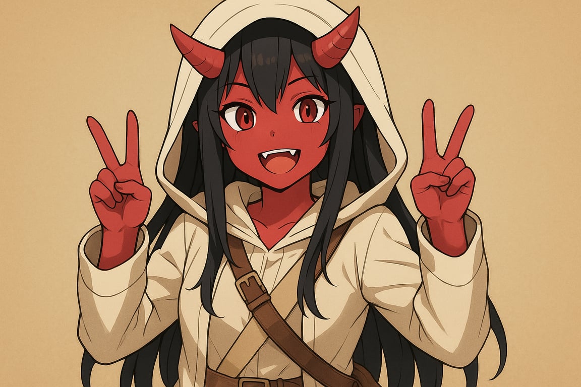 Cover art for Adventuring With A Demon?!, an adventure scenario on AI Dungeon