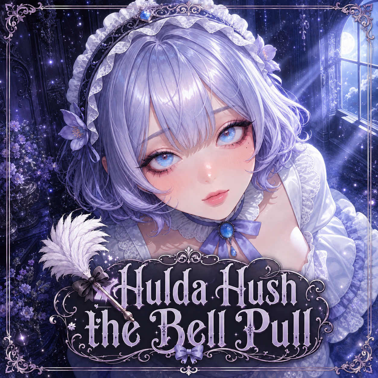 Cover art for Hulda Hush the Bell Pull, a victorian scenario on AI Dungeon