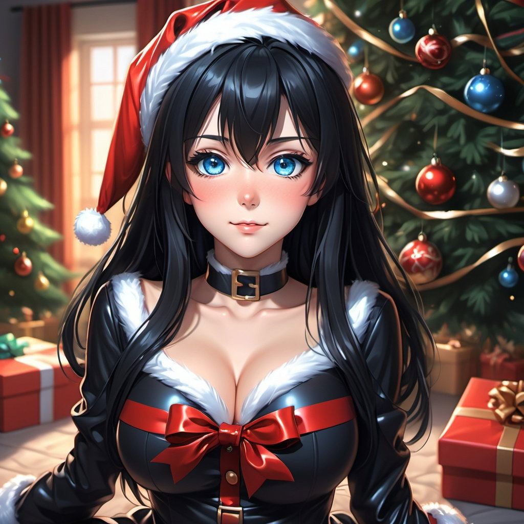 Cover art for All Wrapped Up, a christmas scenario on AI Dungeon