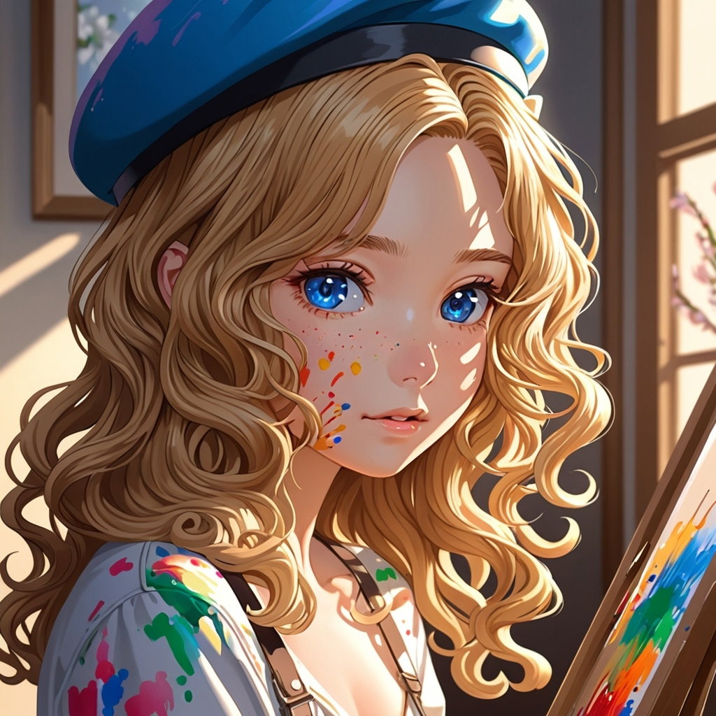 Cover art for A Spring Brushstroke, a romance scenario on AI Dungeon