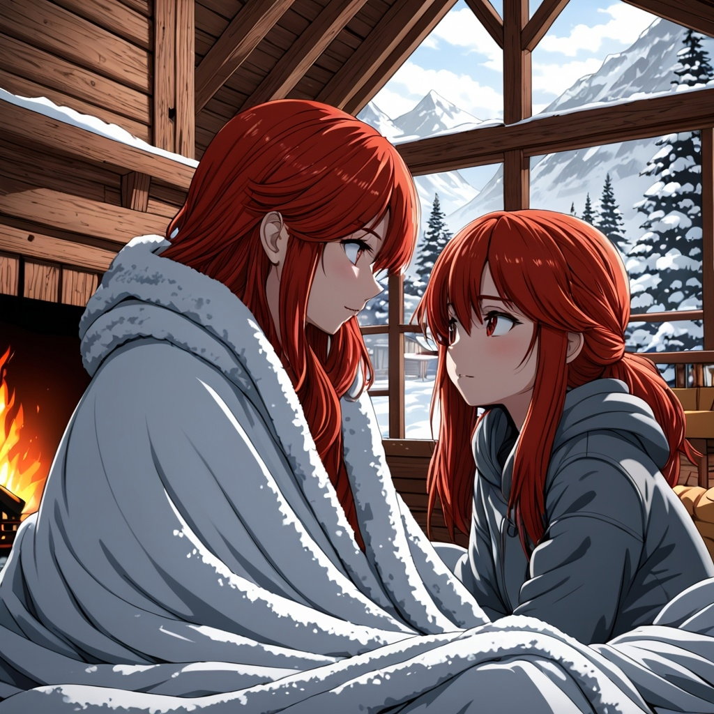 Cover art for Snowed In, a cute scenario on AI Dungeon