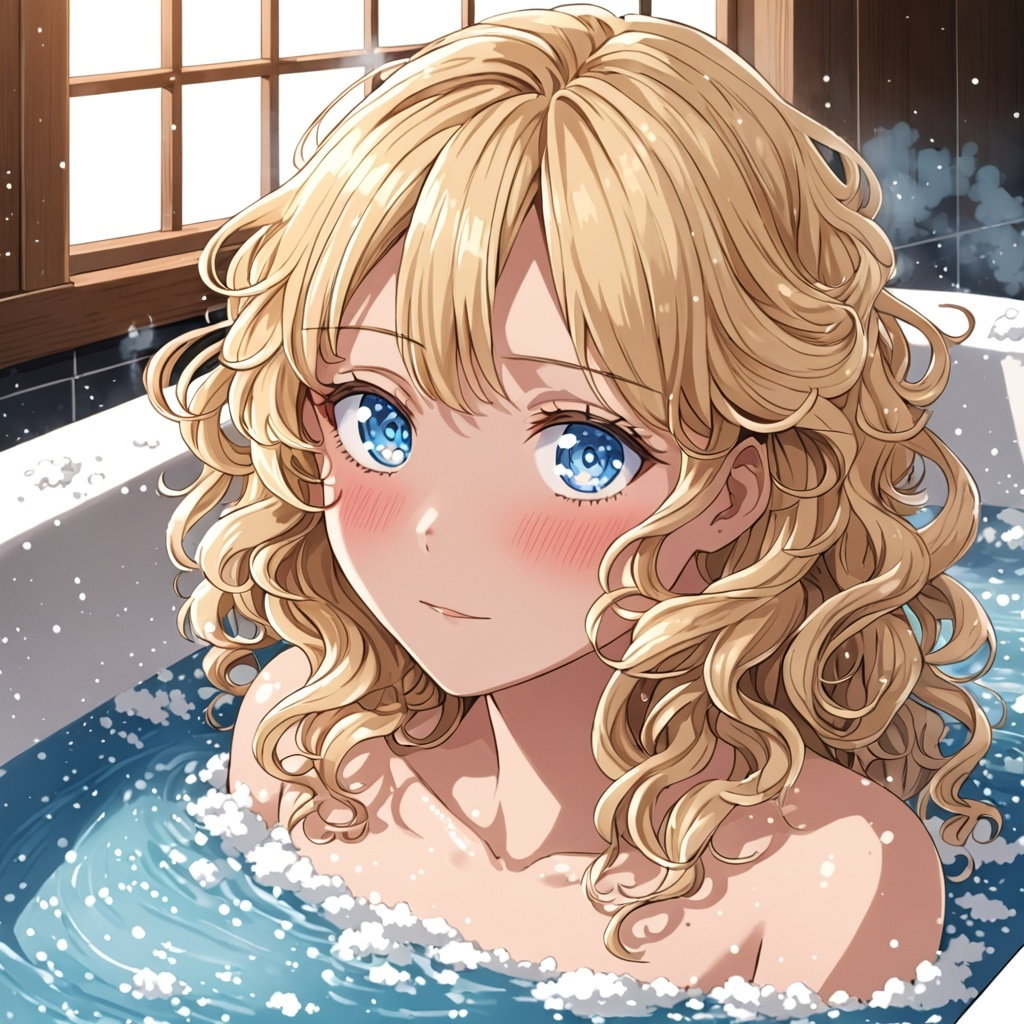 Cover art for Samantha Won’t Get Out of the Bath!, a bath scenario on AI Dungeon