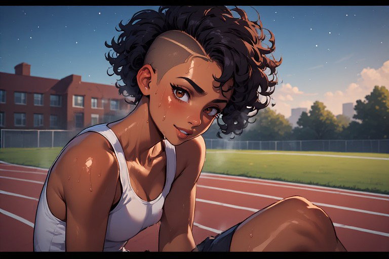 Cover art for Track Star, a modern scenario on AI Dungeon