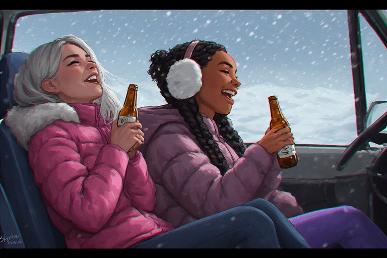 Cover art for Snowed In on AI Dungeon