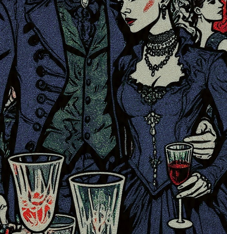 Cover art for Vampire Society, a vampire scenario on AI Dungeon