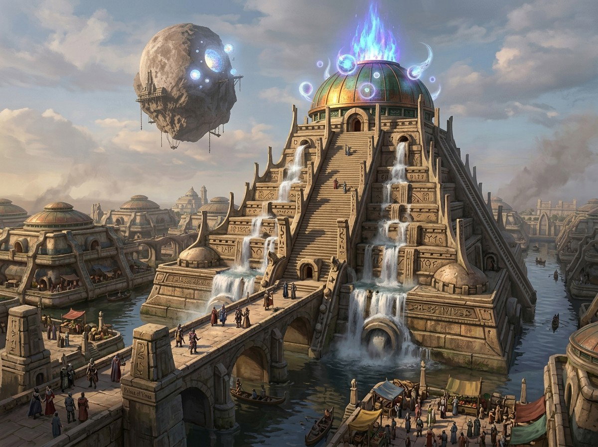 Cover art for Morrowind, a fantasy world on Voyage