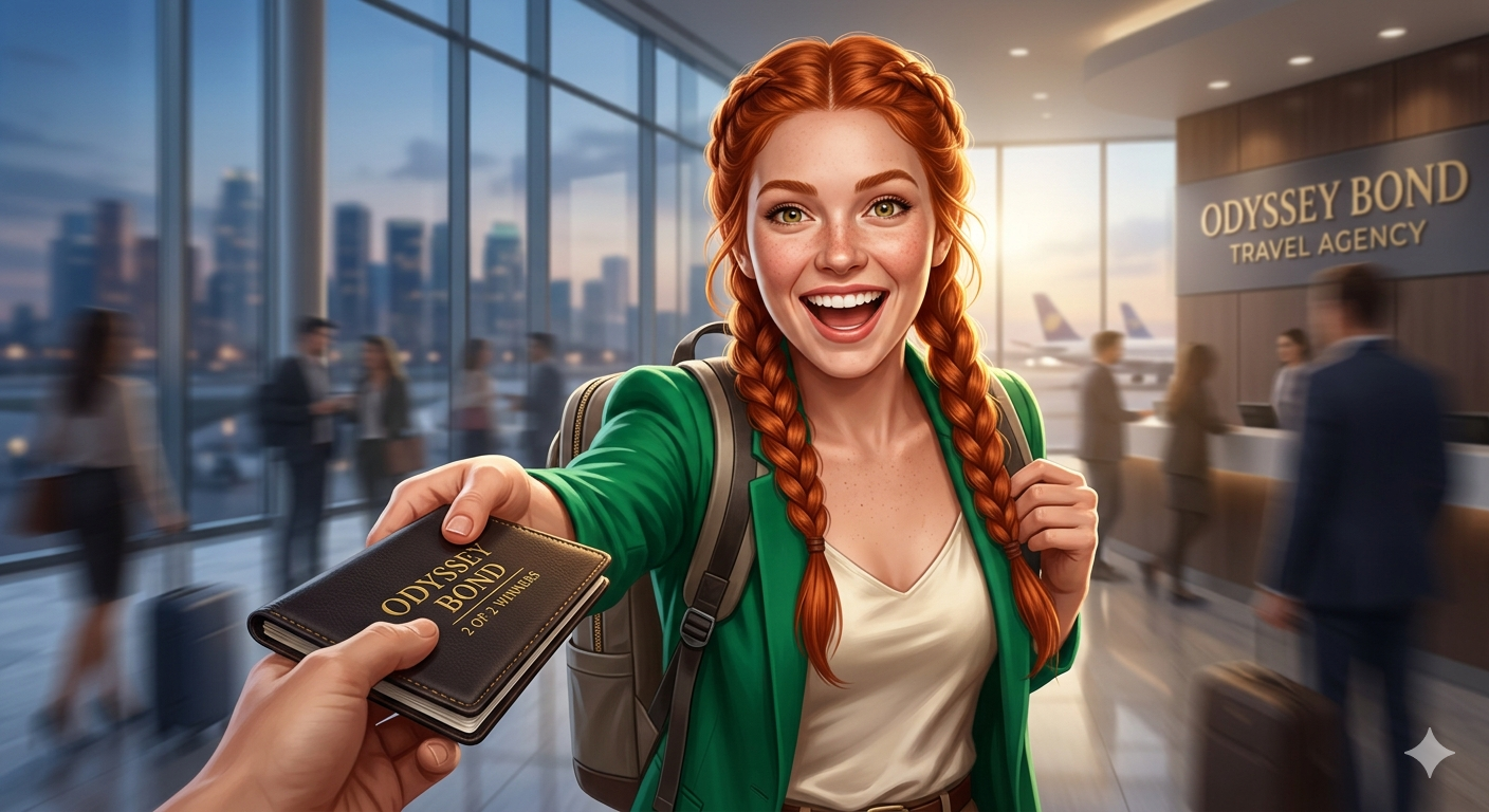 Cover art for The Odyssey Bond ðŸŽ, a journey scenario on AI Dungeon