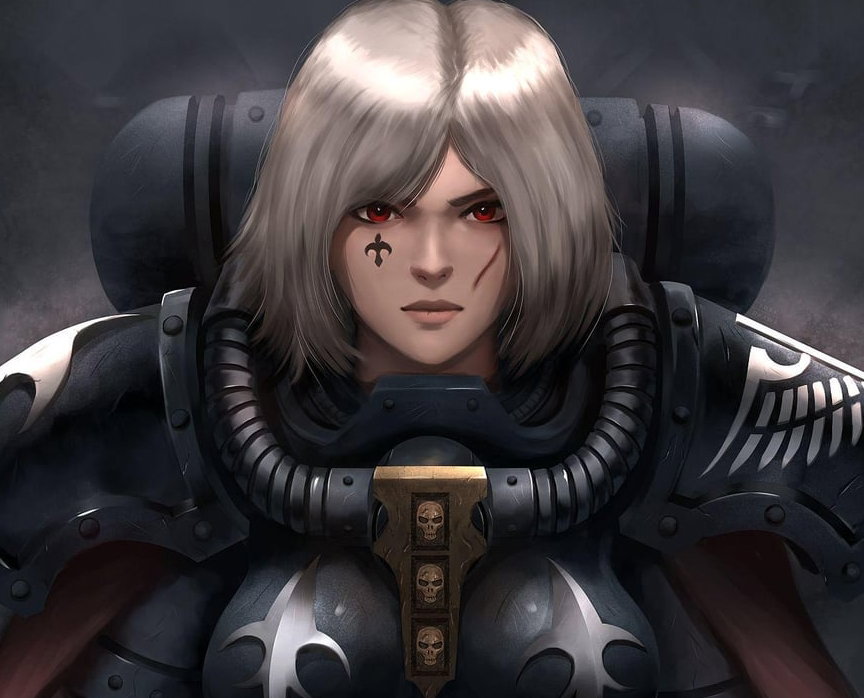 Cover art for Sororitas in another world (sororitas POV), a sororitas scenario on AI Dungeon