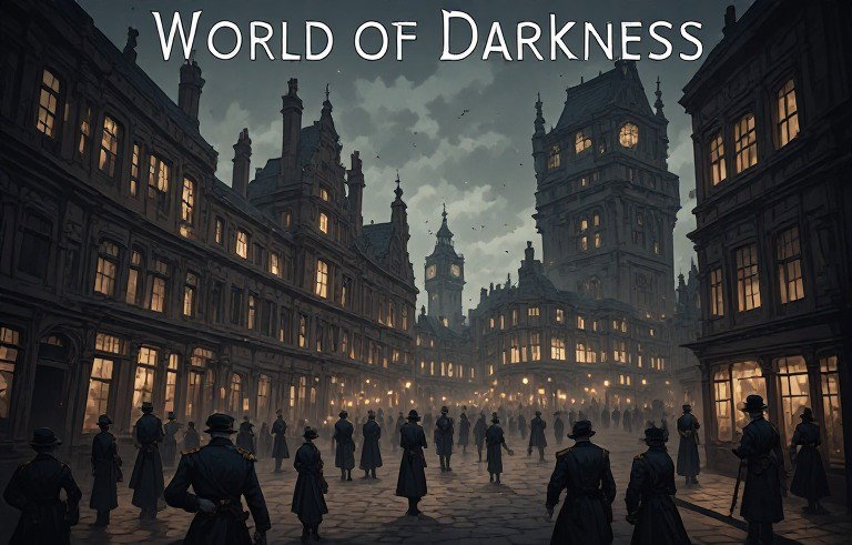 Cover art for World of Darkness, a victorian world on Voyage