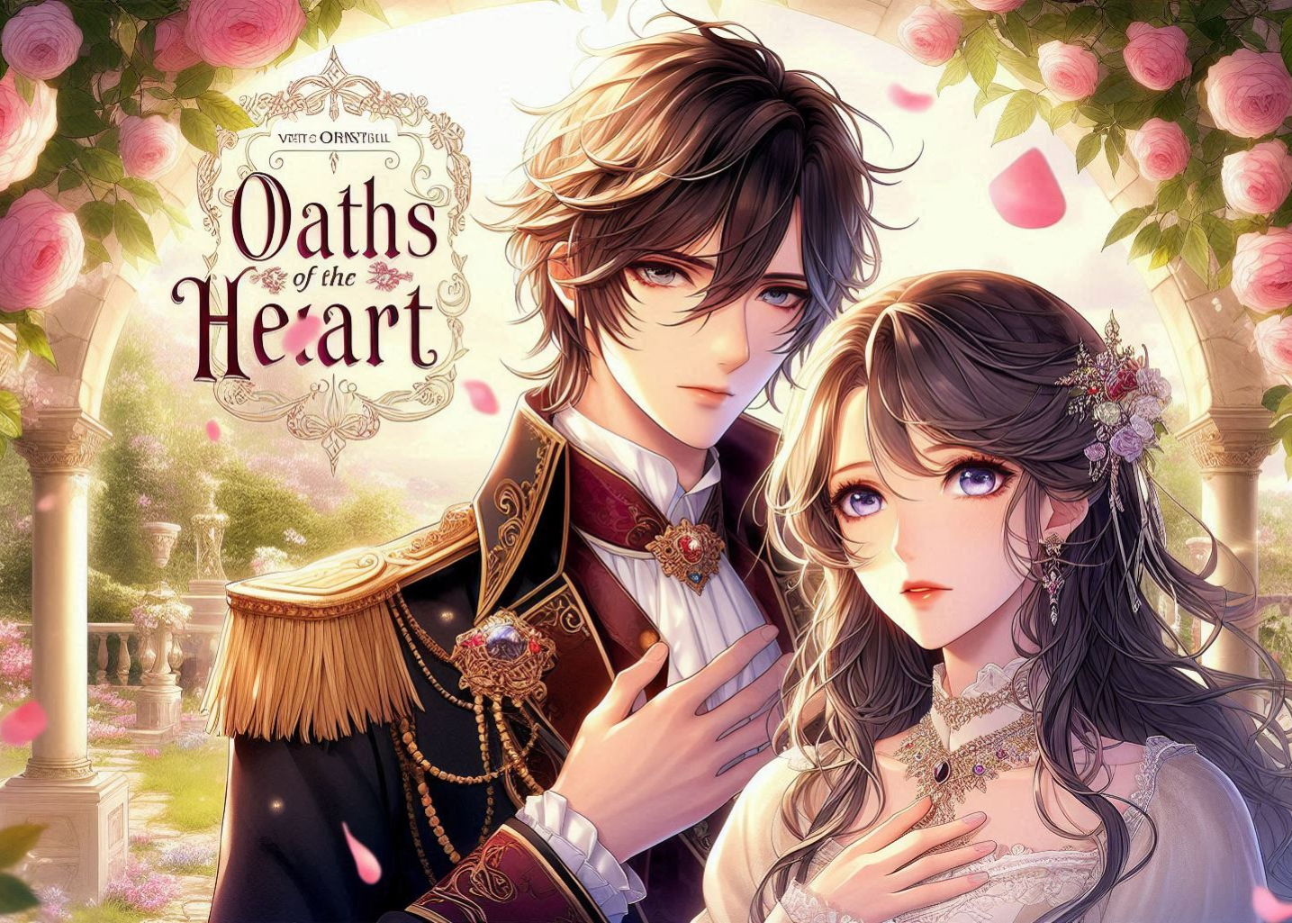 Cover art for Oaths of the Heart, a romance scenario on AI Dungeon