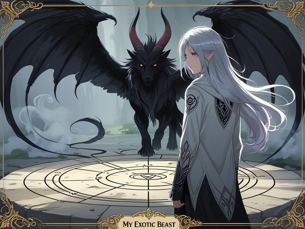 Cover art for My Exotic Beast, a fantasy scenario on AI Dungeon