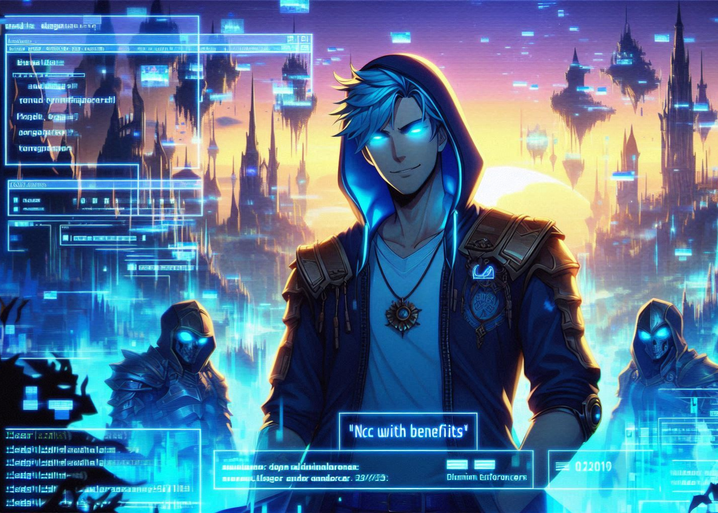 Cover art for NPC With Benefits, an adventure scenario on AI Dungeon